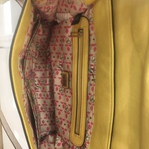 Guess yellow purse